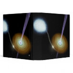 Jets of material shooting out vinyl binders