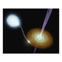 Jets of material shooting out