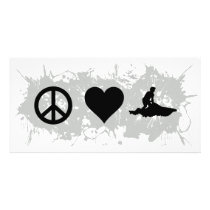 Jetski Personalized Photo Card