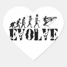 Jetskiing Jet Ski Jetski Evolution Fun Sports Art Stickers