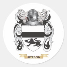 Jetson Coat of Arms (Family Crest) Stickers
