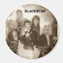 Jett Starr's 80's band BlackStar Fridge Magnet