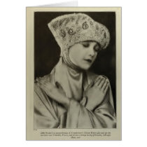 Jetta Goudal 1923 vintage portrait card