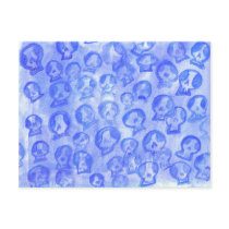 Jette Rockit! - Blue SugarSkulls Postcard