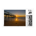 Jetty at Sunrise Postage Stamp