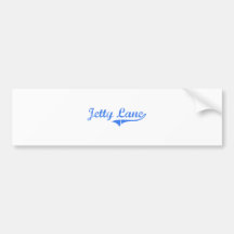 Jetty Lane Massachusetts Classic Design Bumper Sticker