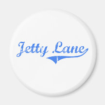 Jetty Lane Massachusetts Classic Design Refrigerator Magnet