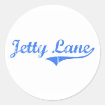Jetty Lane Massachusetts Classic Design Stickers