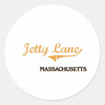 Jetty Lane Massachusetts Classic Sticker