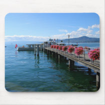 Jetty on Lake Geneva mousepads