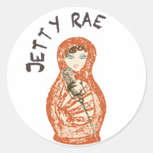 Jetty Rae Matryoshka Doll Stickers