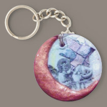 Jew Christian Muslim Peace13angelwithscaleKeychain