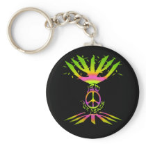 Jew for Peace (Color) Keychain