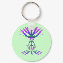 Jew for Peace (Color) Keychain