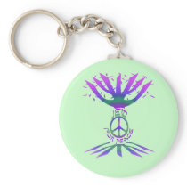 Jew for Peace (Color) Keychain