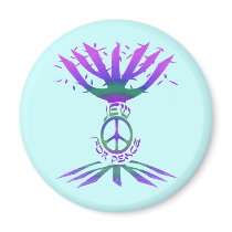 Jew for Peace (Color) Magnets