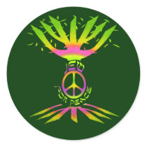 Jew for Peace (Color) Stickers