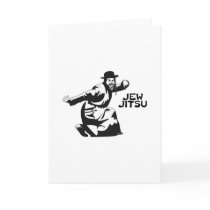 Jew Jitsu Greeting Card