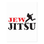 Jew Jitsu - Funny Jewish humor Post Cards