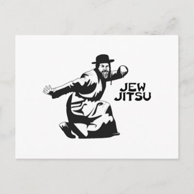 Jew Jitsu postcards