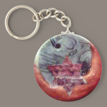 JewChristianMuslimPeace7dreamofwingedcalfKeychain keychains