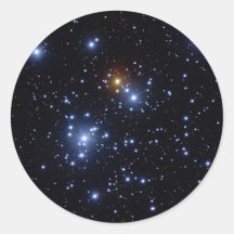 Jewel box cluster round stickers