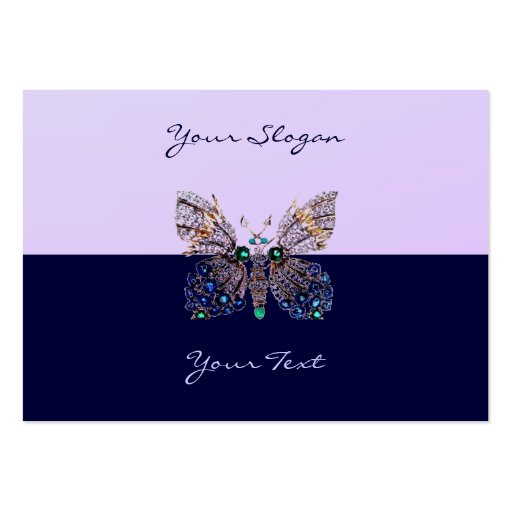 Jewel Butterflies Business Card (back side)