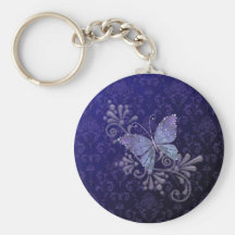 Jewel Butterfly Key Chain