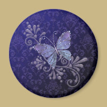 Jewel Butterfly magnets