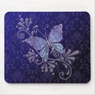 Jewel Butterfly mousepad