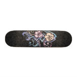 Jewel Hibiscus Custom Skateboard