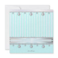 Jewel Sparkle Sweet 16 Birthday Party invitation