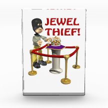 Jewel Thief Acrylic Award