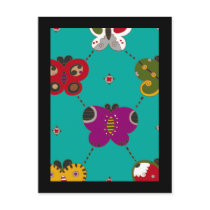 Jeweled Butterflies postcards