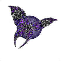 Jeweled Butterfly digital art ornament photo sculptures