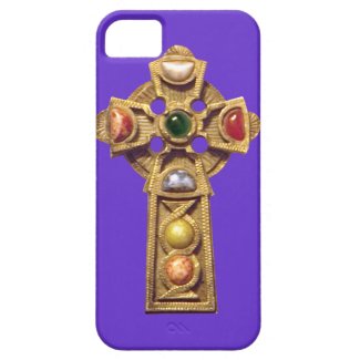 Jeweled Celtic Christian iPhone 5 Case Purple
