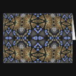 Jeweled Celtic Gold Greeting Card