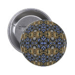 Jeweled Celtic Gold Pinback Button