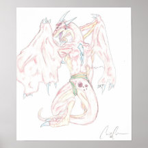 Jeweled Dragon Canvas Print, Unframed