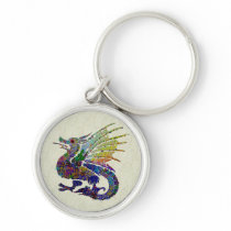 Jeweled Dragon Keychain
