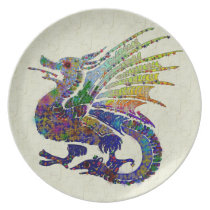 Jeweled Dragon Plate