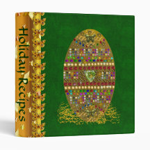Jeweled Easter Egg Binder