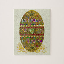 Jeweled Easter Egg Jigsaw Puzzles