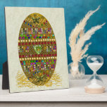 Jeweled Easter Egg Photo Plaque
