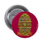 Jeweled Easter Egg Pinback Button