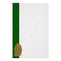 Jeweled Easter Egg Stationery