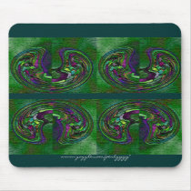Jeweled Green Mousepad by Perlyyyy Jeweled Green Mousepad