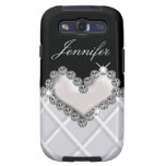 Jeweled Heart Phone Case Galaxy SIII Cases