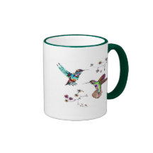 JEWELED HUMMINGBIRDS mugs