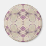 Jeweled Lavender Lace Magnets
